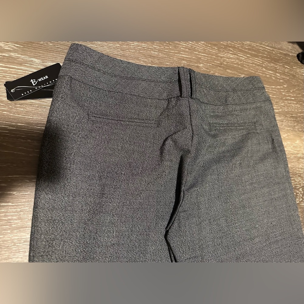 Black/Charcoal Wide Leg Pants - Picture 4 of 6